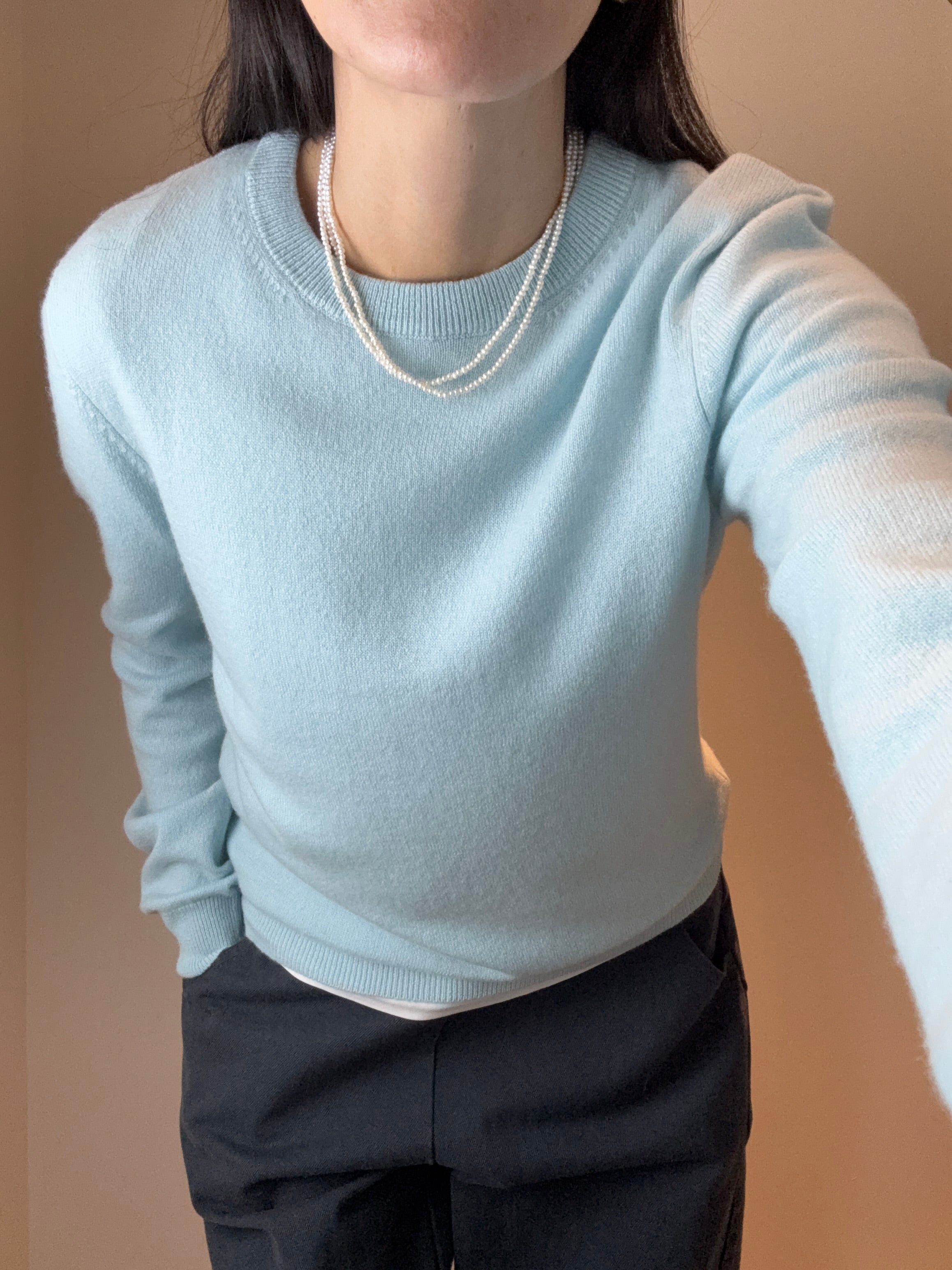 Essential Cashmere Round Neck Sweater