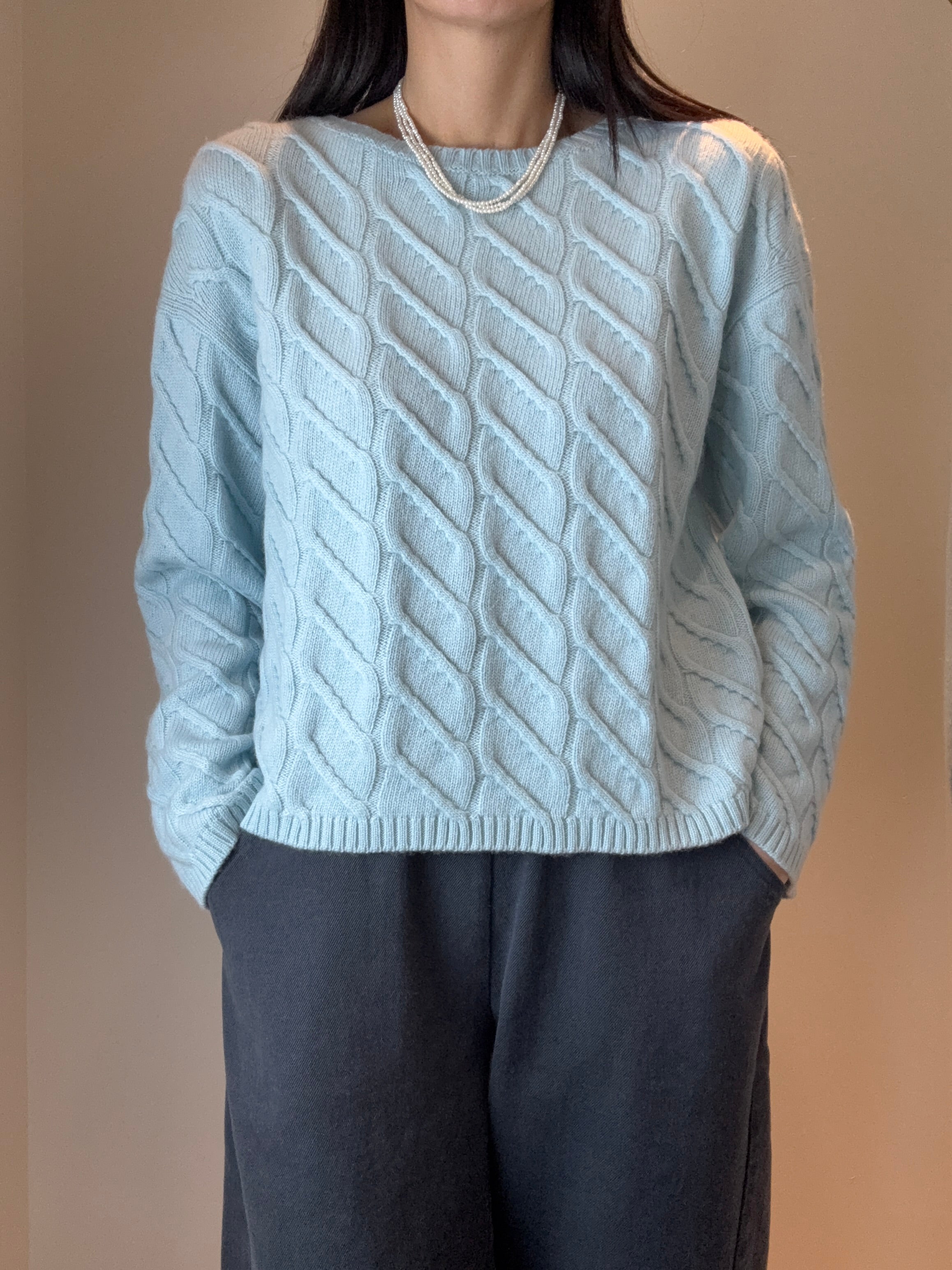 Twist Stitch Cashmere Sweater