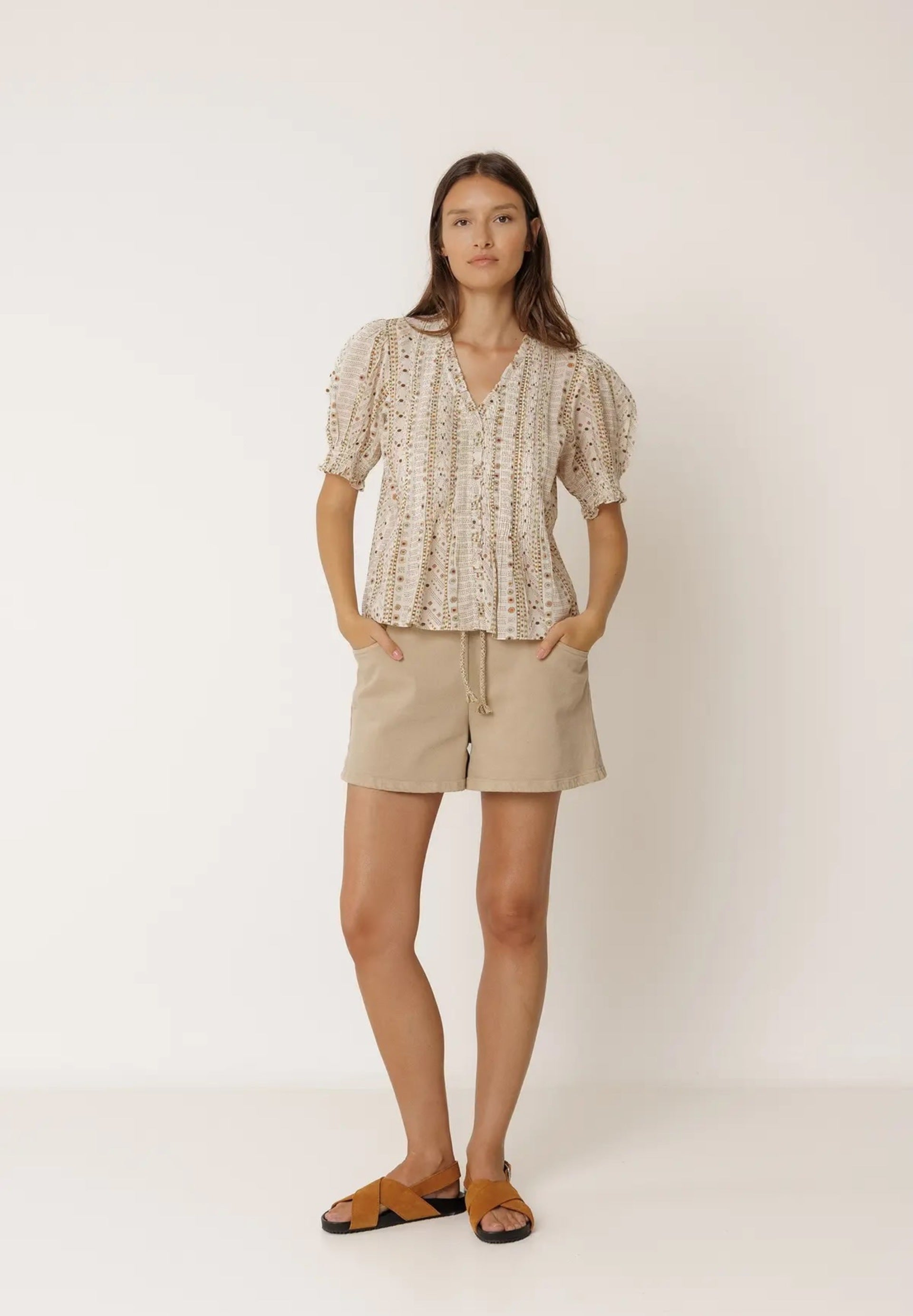 Micro Ruffle Shirt