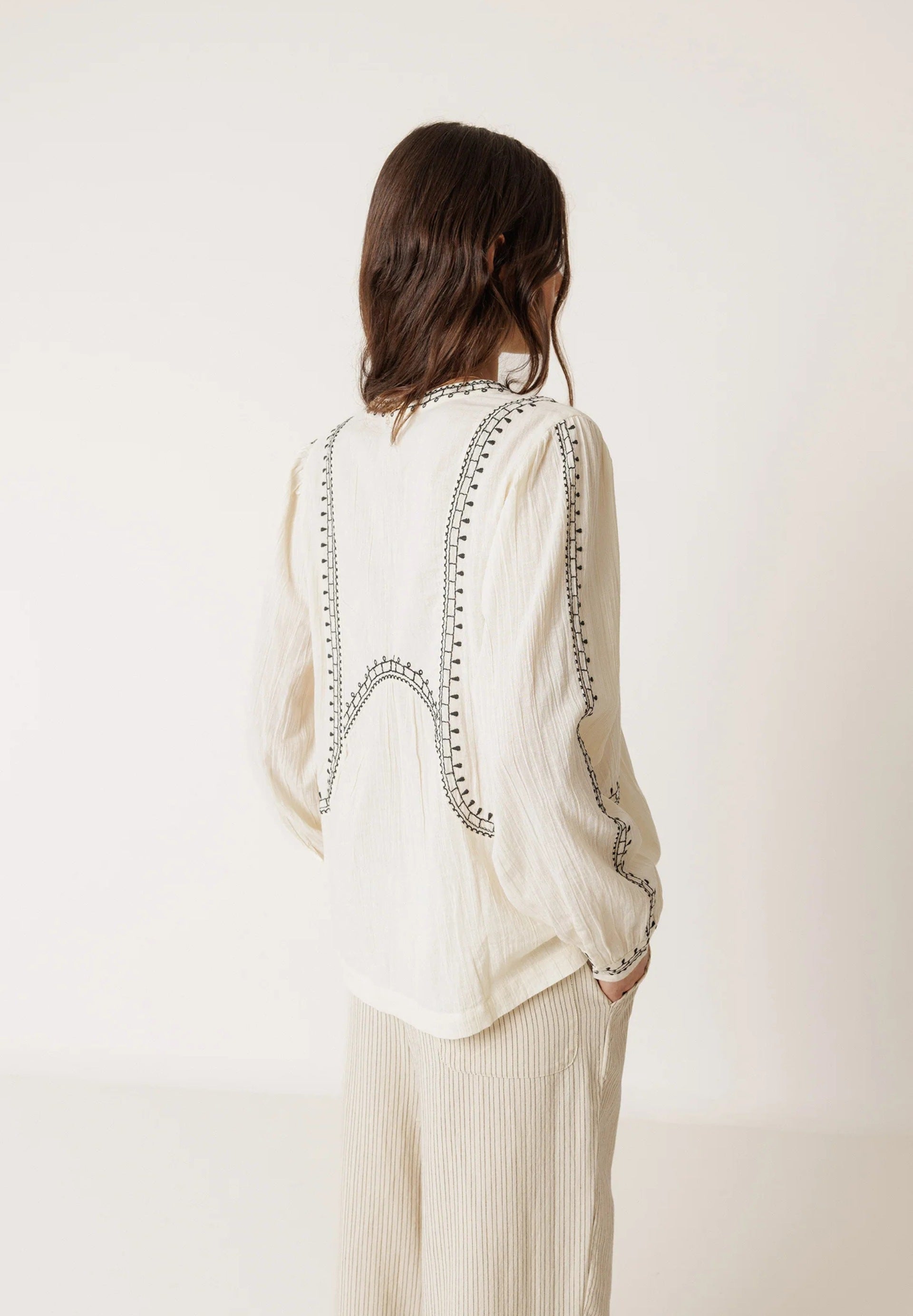 Ethnic Embroidery Blouse