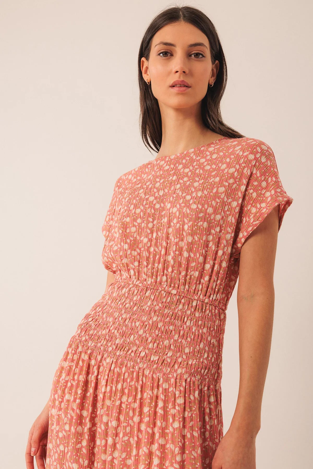 Petal print dress
