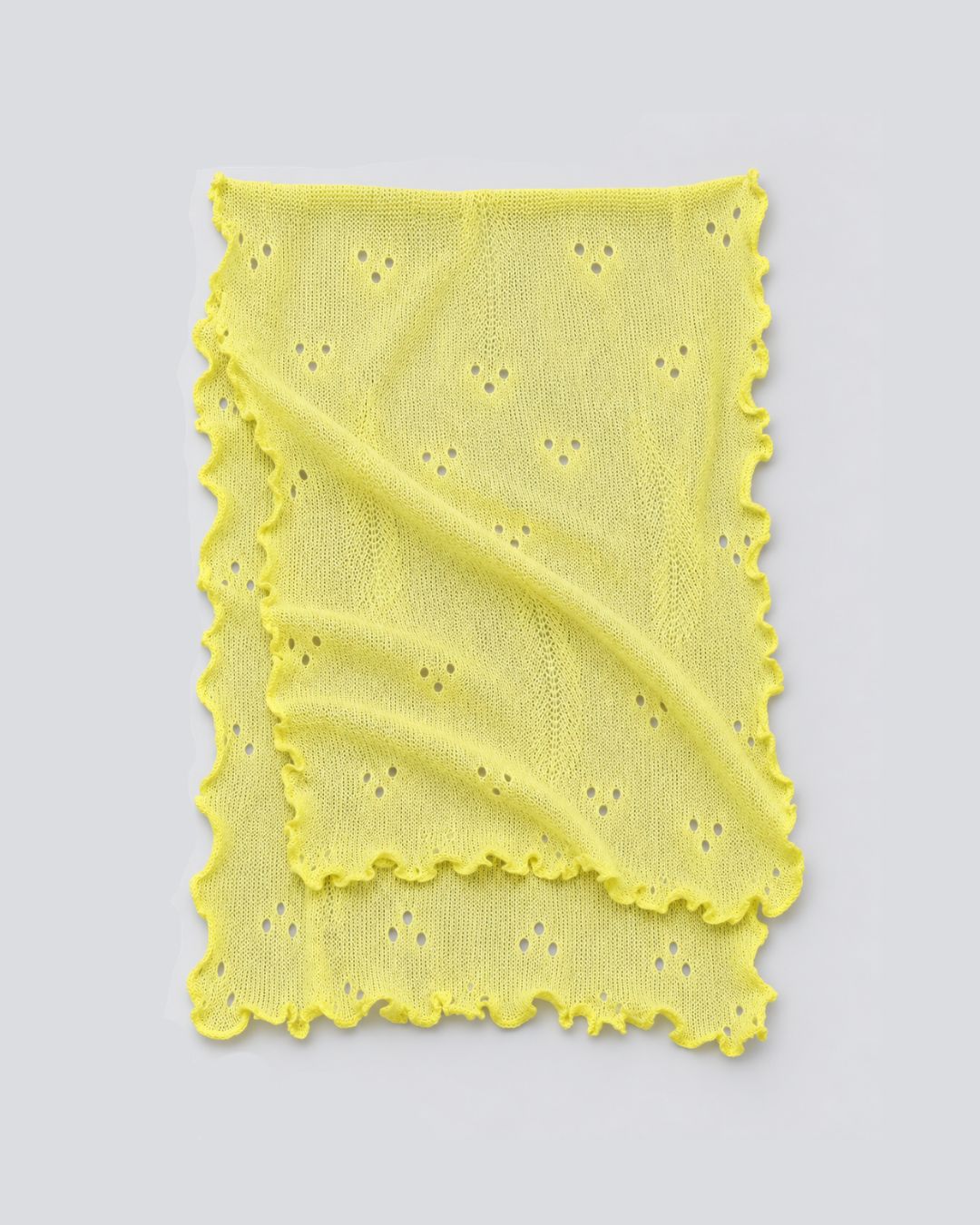 Chartreuse Yellow Cashmere Scarf