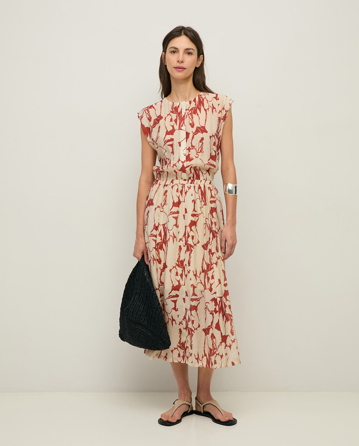 Manilas Printed Viscose Dress