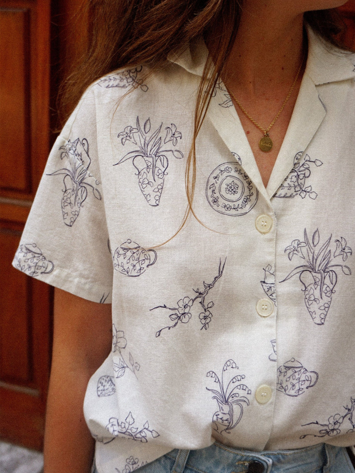 Cold Retro Indi and Cold Retro Cotton Shirt - Vintage-Inspired Top