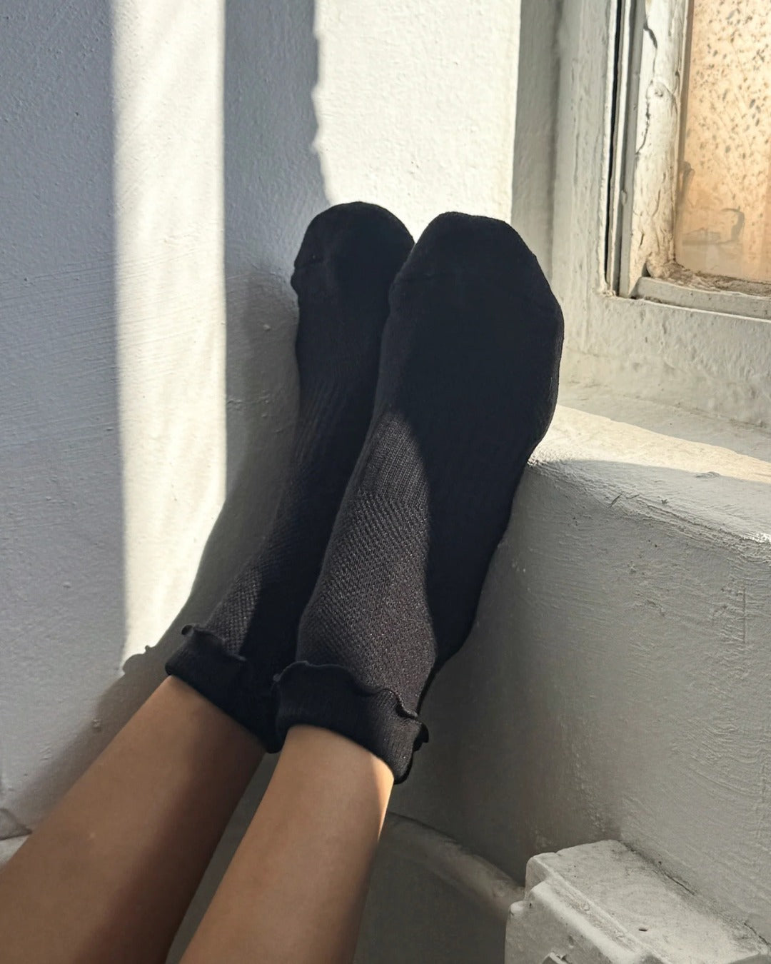 Ruffled Hugger Socks