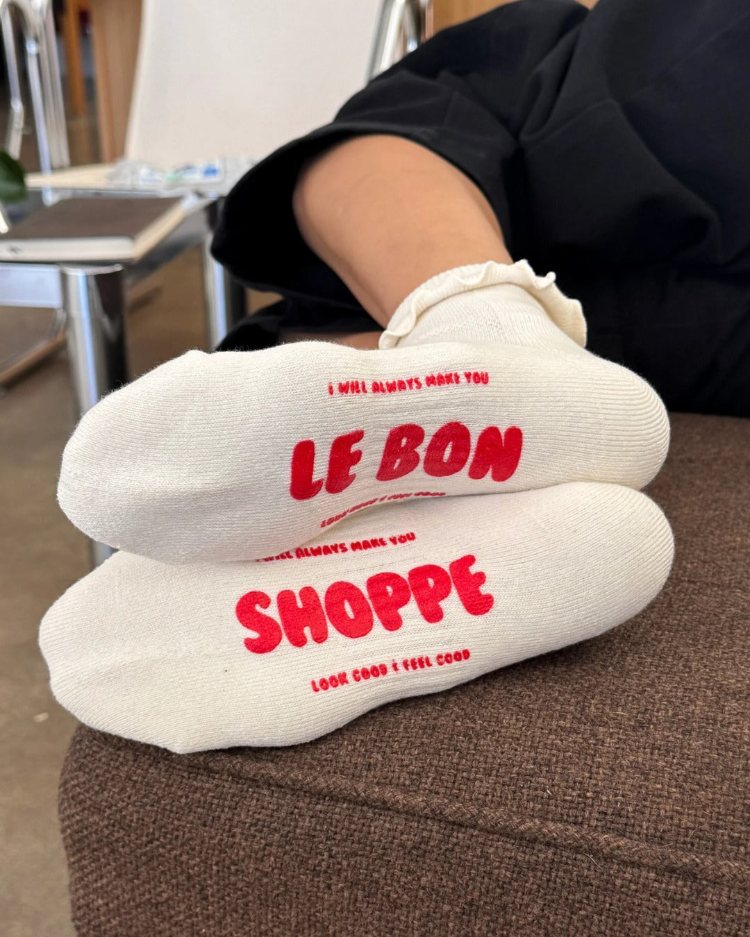 Ruffled Hugger Socks