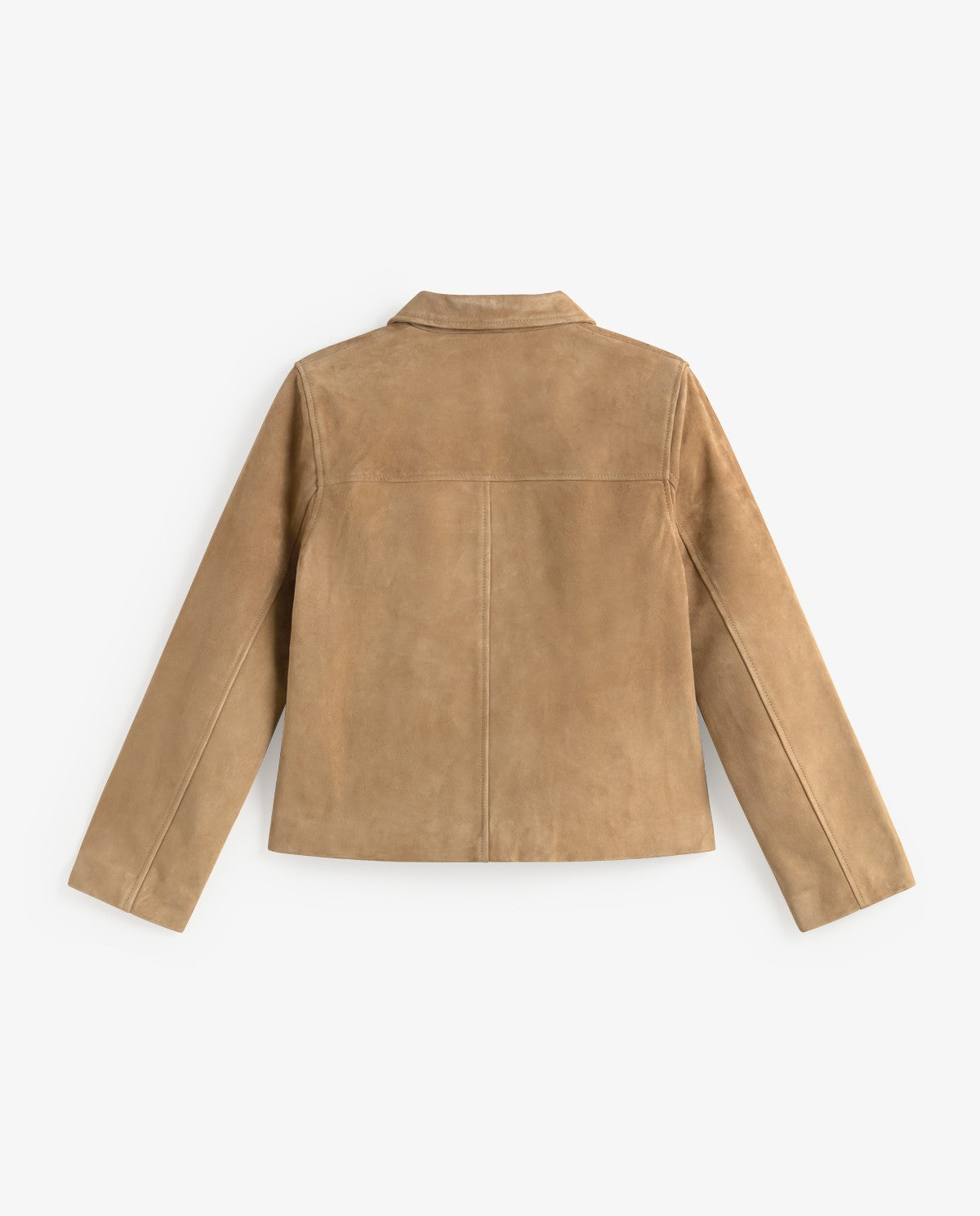 Suede Jacket With Lapels