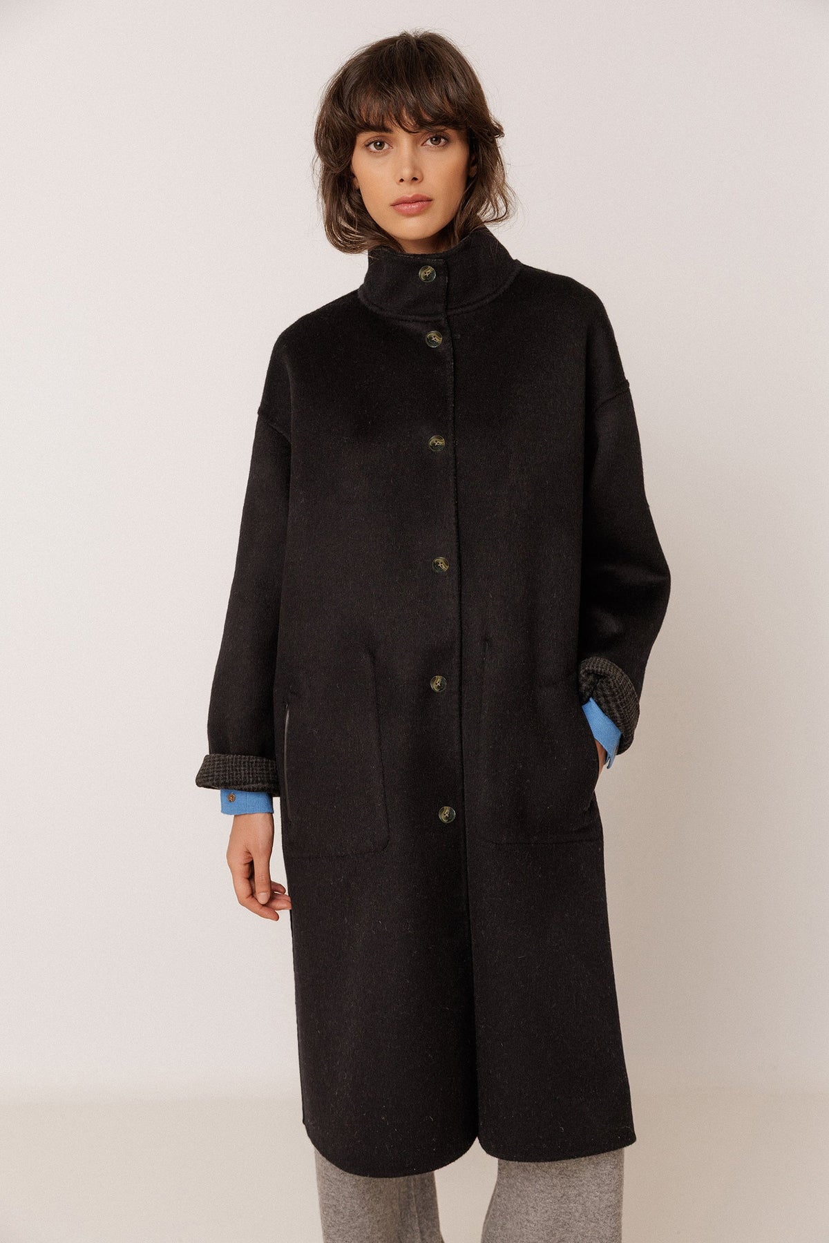 Reversible Wool Coat