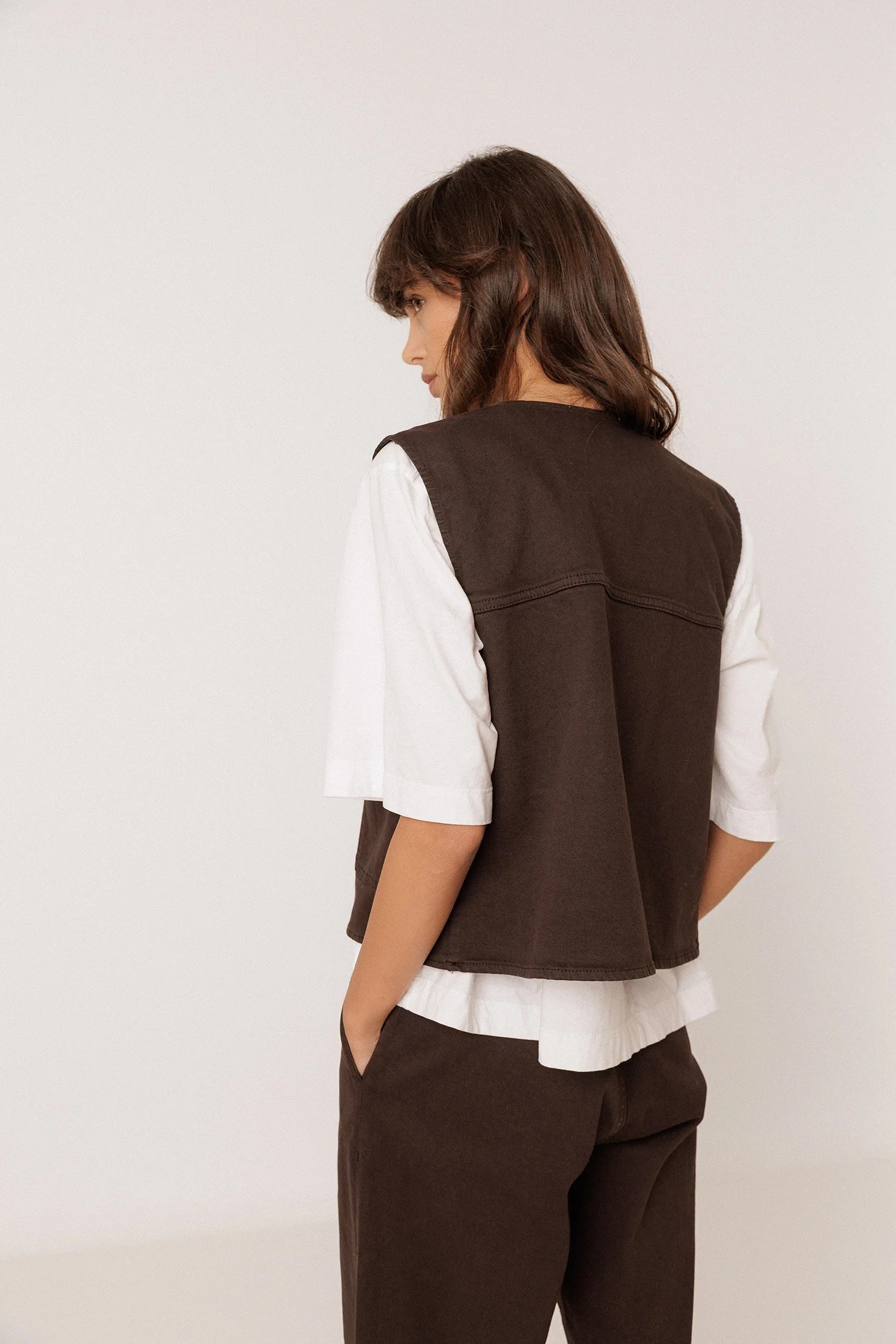 Cotton Twill Vest