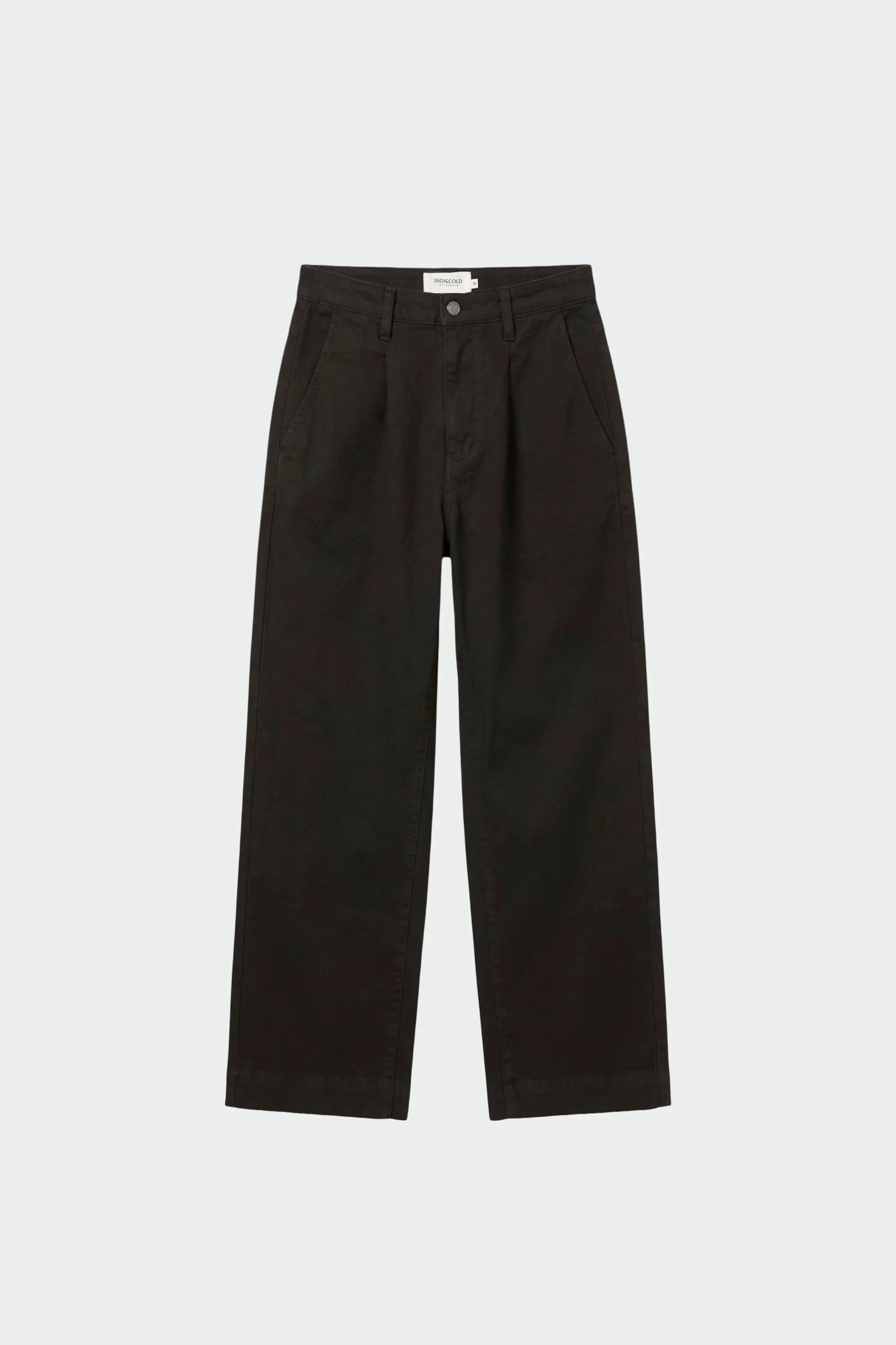 Wide-Leg Cotton Pants